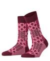 Burlington Mosaic SO Socken Damen - claret (8435)