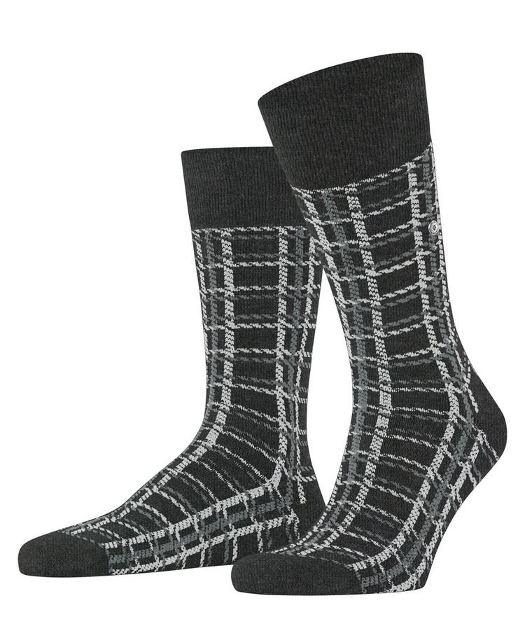 Burlington Burlington Grid SO Socken Herren - anthra.mel (3080) - 0 | SportScheck
