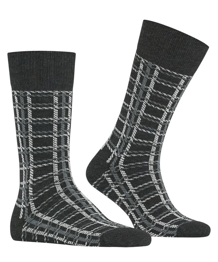 Burlington Burlington Grid SO Socken Herren - anthra.mel (3080) - 0 | SportScheck