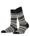 Burlington Fair Isle Socken Damen - black (3000)