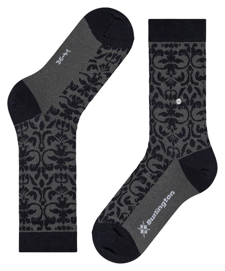 Burlington Burlington Ornamental Socken Damen - black (3000) - 2 | SportScheck