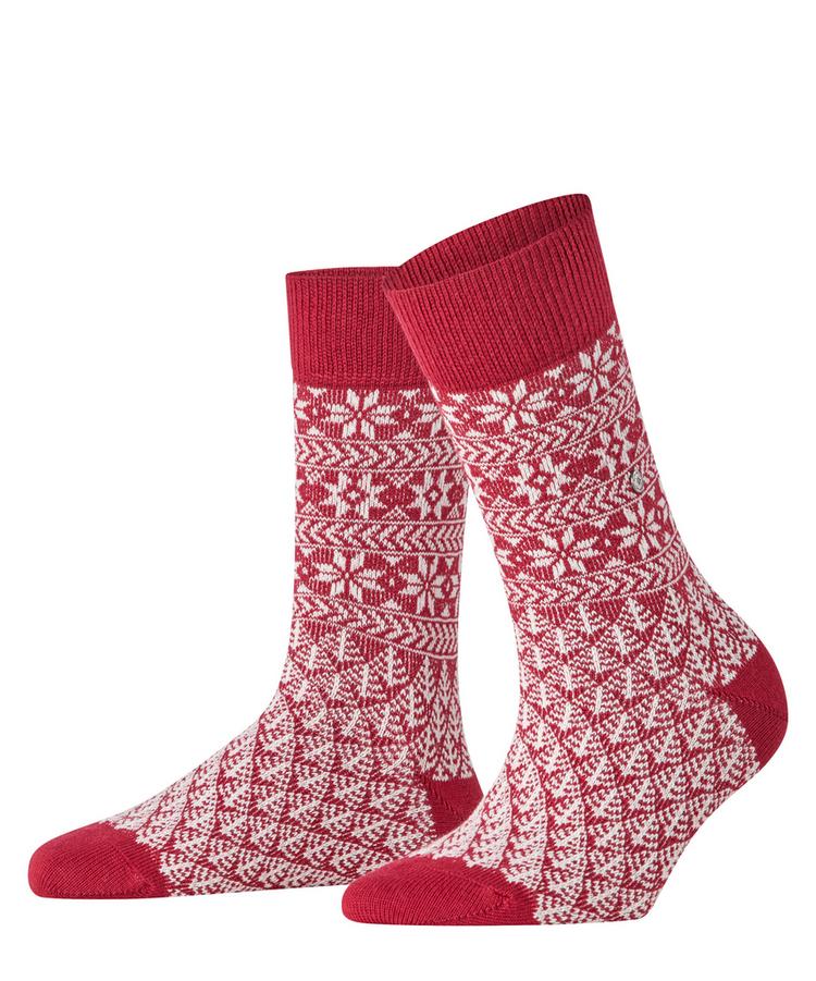Burlington Burlington X-Mas SO Socken Damen - cranberry (8033) - 0 | SportScheck