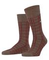 Burlington Grid SO Socken Herren - hazel mel. (5193)