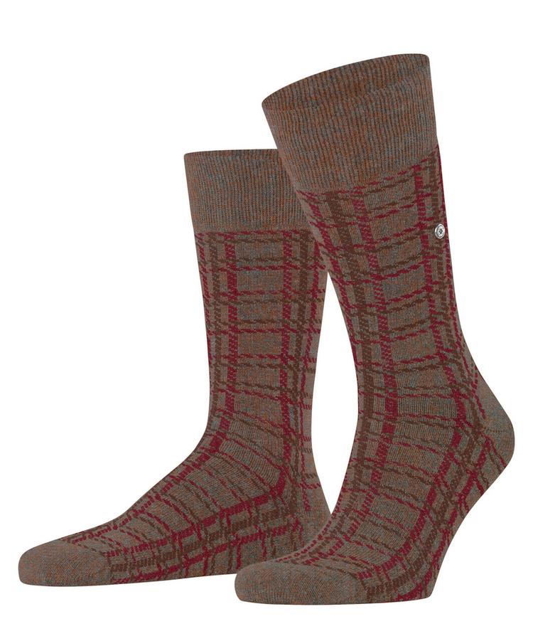 Burlington Burlington Grid SO Socken Herren - hazel mel. (5193) - 0 | SportScheck