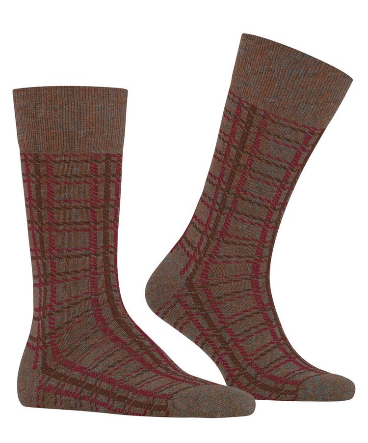 Burlington Burlington Grid SO Socken Herren - hazel mel. (5193) - 0 | SportScheck