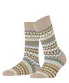 Burlington Fair Isle Socken Damen - cafe latte (4360)