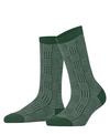 Burlington Glitter Check SO Socken Damen - eucalyptus (7502)