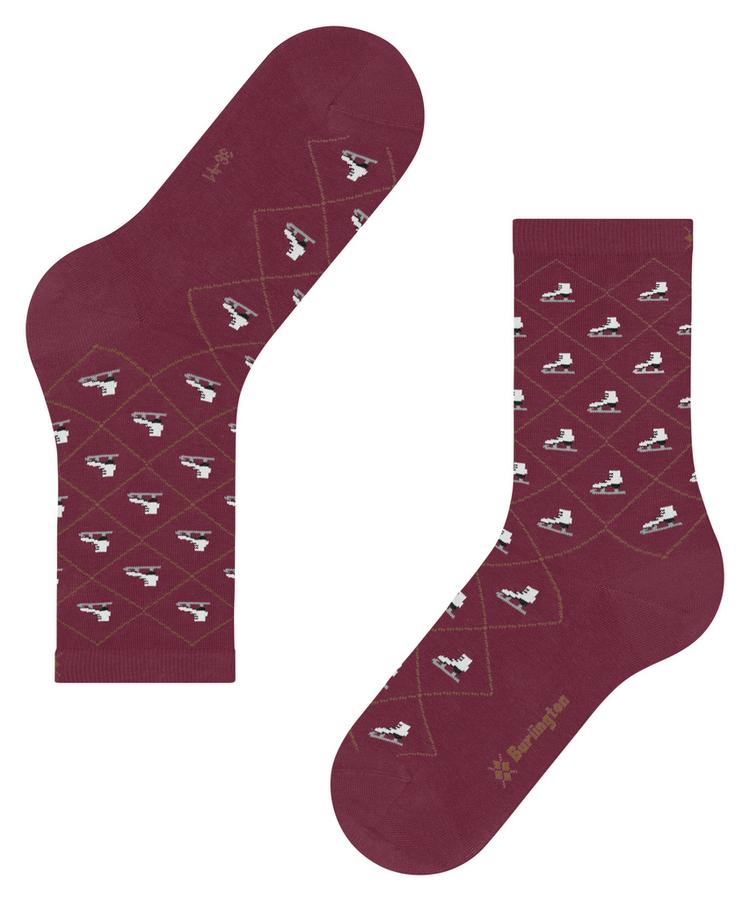 Burlington Burlington Ice Skate SO Socken Damen - burgundy (8326) - 2 | SportScheck