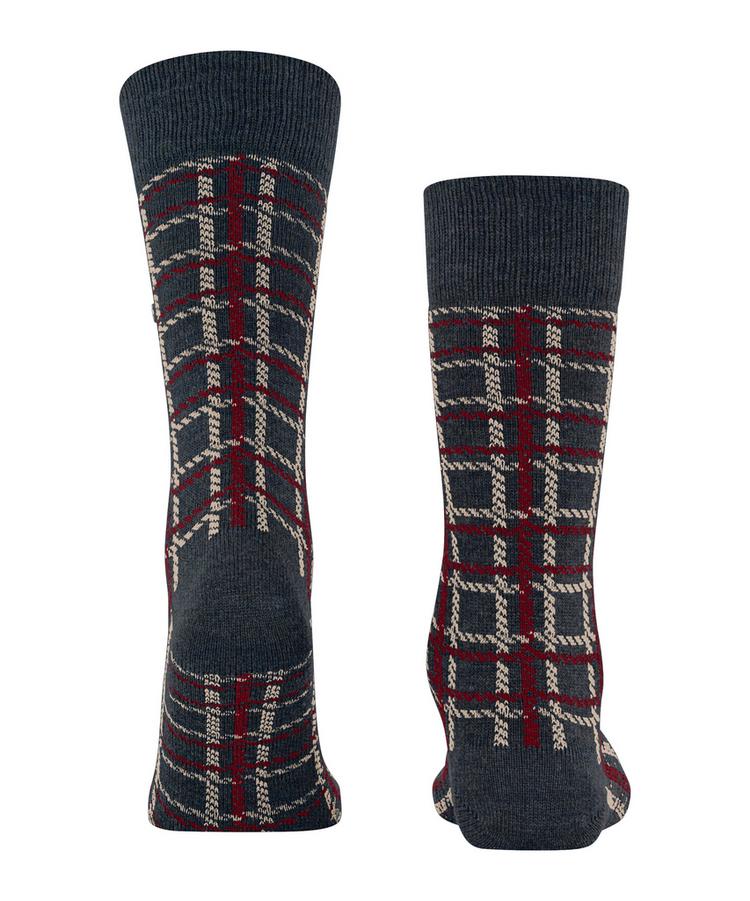 Burlington Burlington Grid SO Socken Herren - navy mel. (6127) - 0 | SportScheck