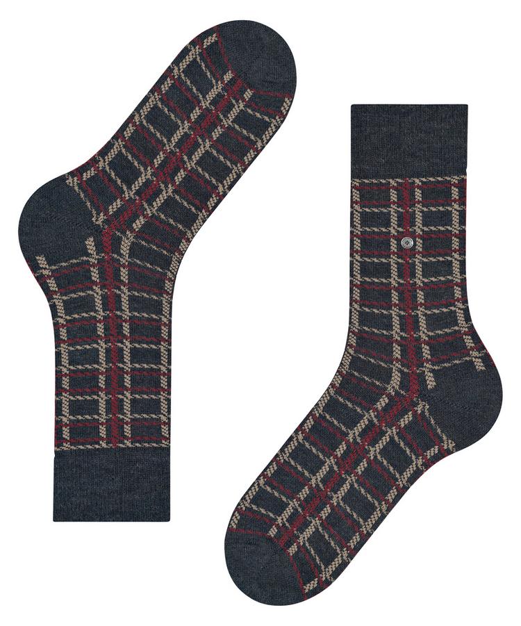 Burlington Burlington Grid SO Socken Herren - navy mel. (6127) - 2 | SportScheck