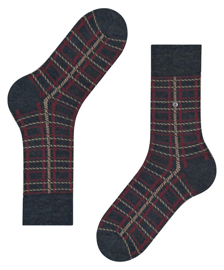 Burlington Burlington Grid SO Socken Herren - navy mel. (6127) - 3 | SportScheck