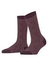Burlington Glitter Check SO Socken Damen - barolo (8526)