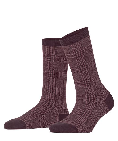 Burlington Glitter Check SO Socken Damen
