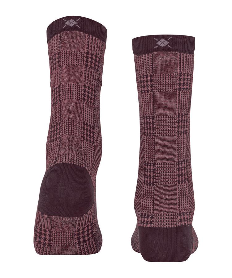 Burlington Burlington Glitter Check SO Socken Damen - barolo (8526) - 0 | SportScheck