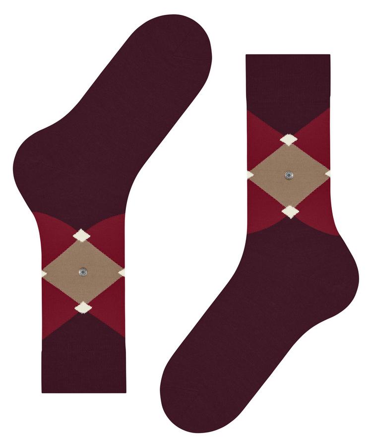 Burlington Burlington Warm Clyde SO Socken Herren - claret (8435) - 2 | SportScheck