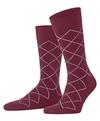Burlington Nightglow Socken Herren - burgundy (8326)