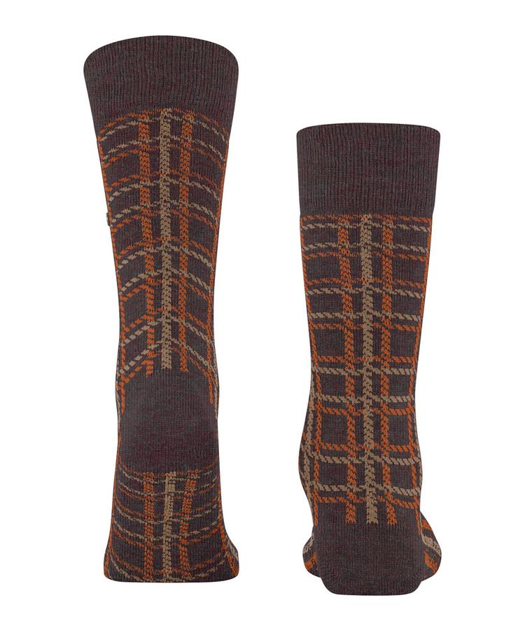 Burlington Burlington Grid SO Socken Herren - claret (8375) - 0 | SportScheck
