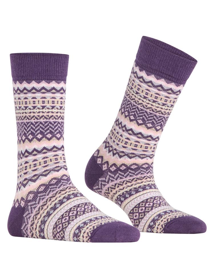 Burlington Burlington Fair Isle Socken Damen - wineberry (8761) - 0 | SportScheck