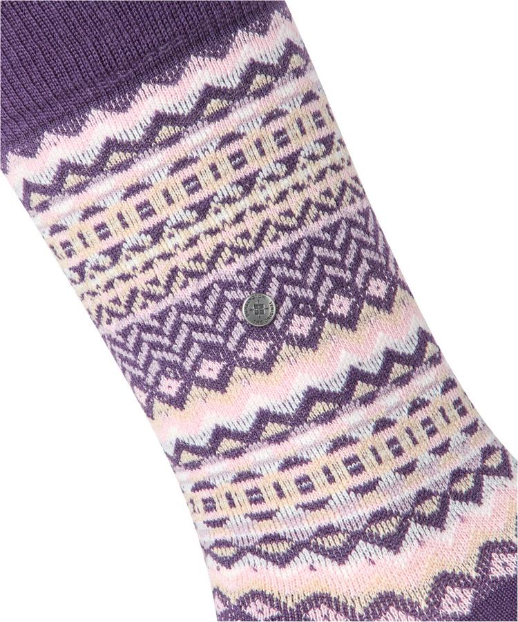 Burlington Burlington Fair Isle Socken Damen - wineberry (8761) - 1 | SportScheck