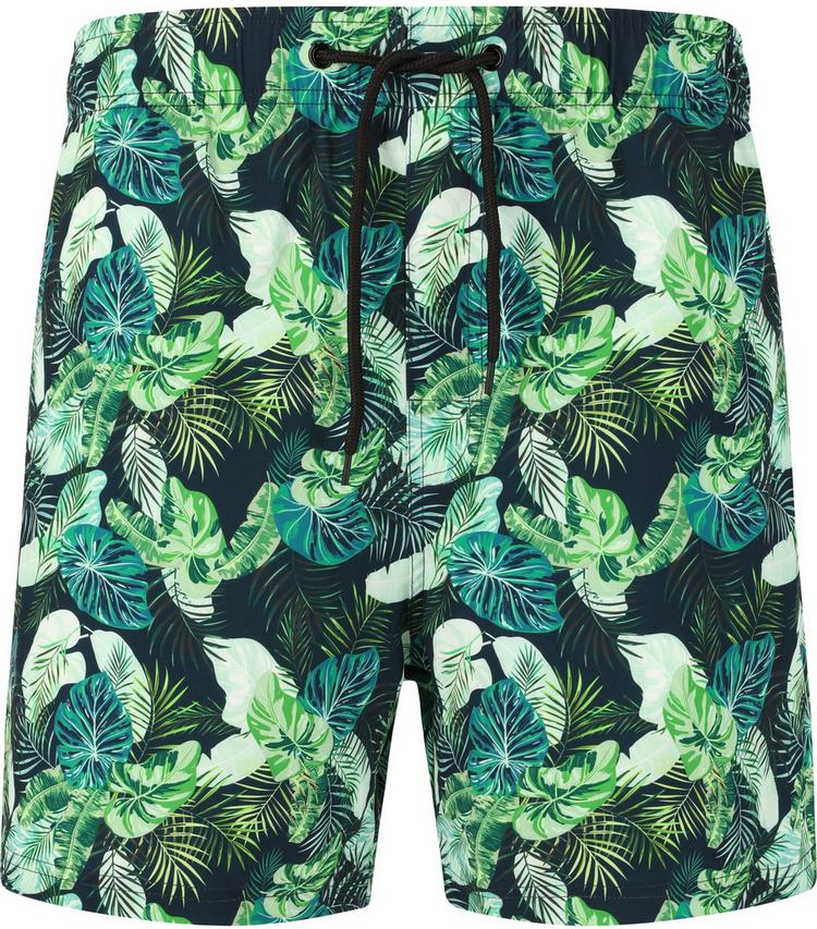 Cruz Cruz Toby Badehose Herren - Print 3621 Green Leaf - 0 | SportScheck