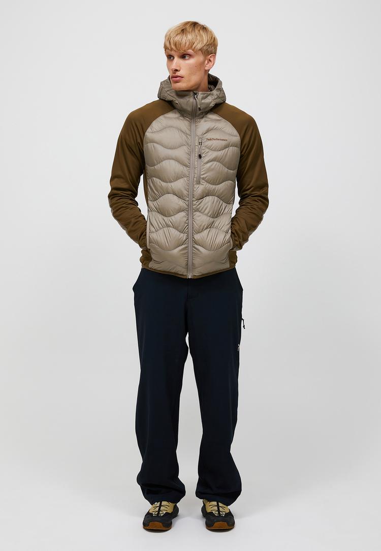 Peak Performance Peak Performance M Helium Down Hybrid Hood Trainingsjacke Herren - hellbraun - 0 | SportScheck