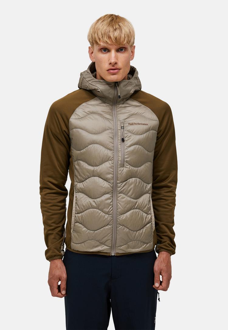 Peak Performance Peak Performance M Helium Down Hybrid Hood Trainingsjacke Herren - hellbraun - 1 | SportScheck