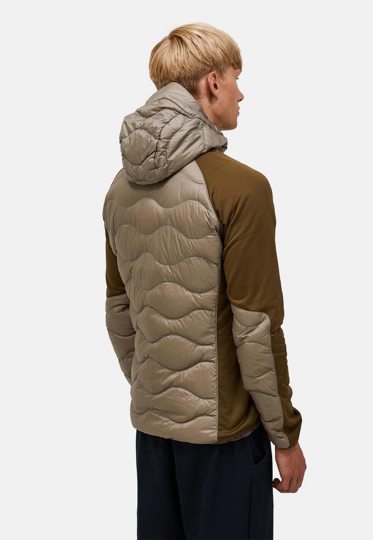 Peak Performance Peak Performance M Helium Down Hybrid Hood Trainingsjacke Herren - hellbraun - 0 | SportScheck