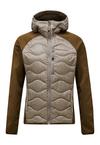 Peak Performance M Helium Down Hybrid Hood Trainingsjacke Herren - hellbraun