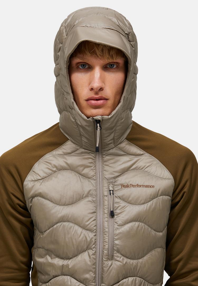 Peak Performance Peak Performance M Helium Down Hybrid Hood Trainingsjacke Herren - hellbraun - 0 | SportScheck