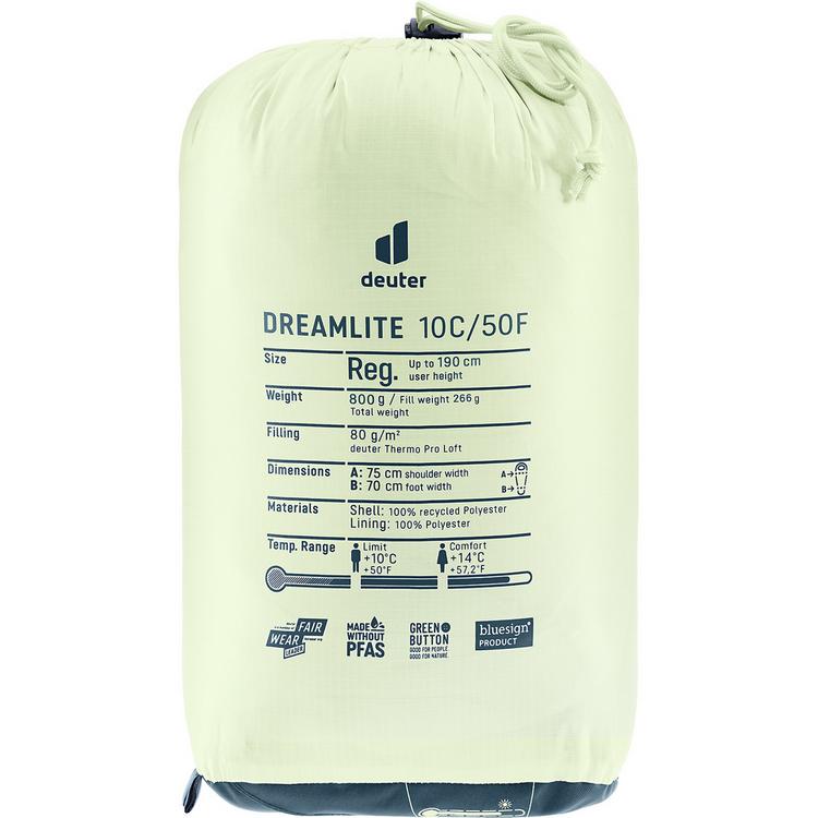 Deuter Deuter Dreamlite 10C/50F H&uuml;ttenschlafsack - Blau303 - 1 | SportScheck