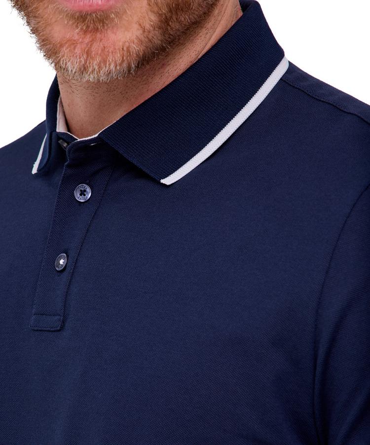 Falke Falke Smart Easy Care Poloshirt Herren - space blue (6116) - 3 | SportScheck