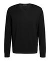 Falke Cotton V-Neck Strickpullover Herren - black (3000)