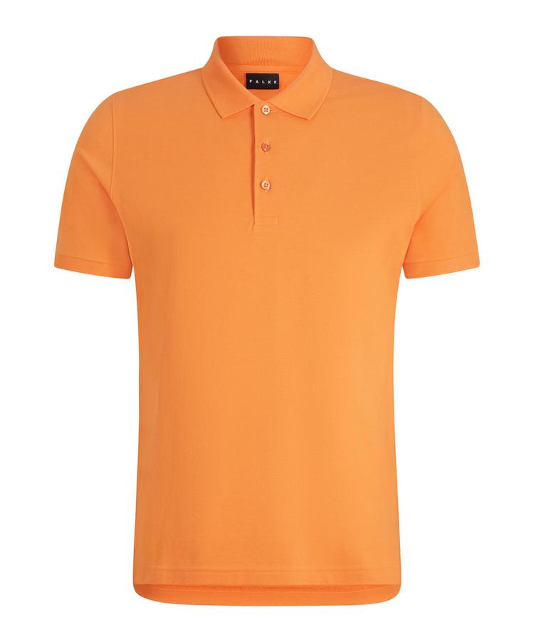 Falke Falke Pima Piqu&eacute; Polo Poloshirt Herren - fire (8150) - 0 | SportScheck