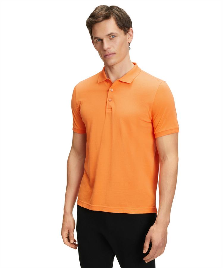 Falke Falke Pima Piqu&eacute; Polo Poloshirt Herren - fire (8150) - 0 | SportScheck