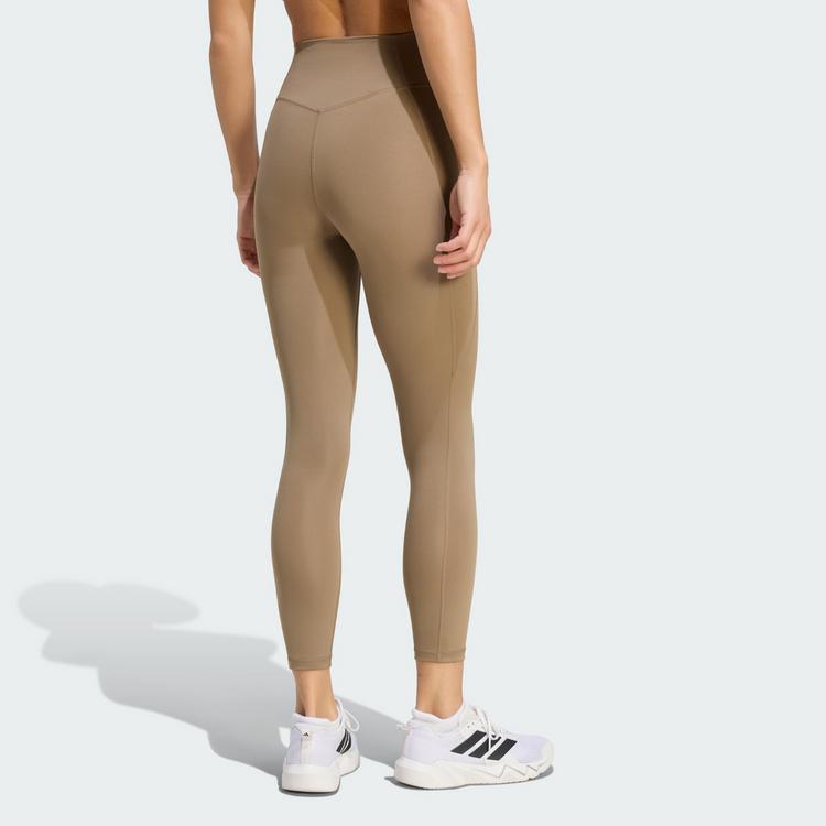 adidas adidas Optime Essentials 7/8-Leggings, ohne Leggings Damen - Khaki Six - 1 | SportScheck