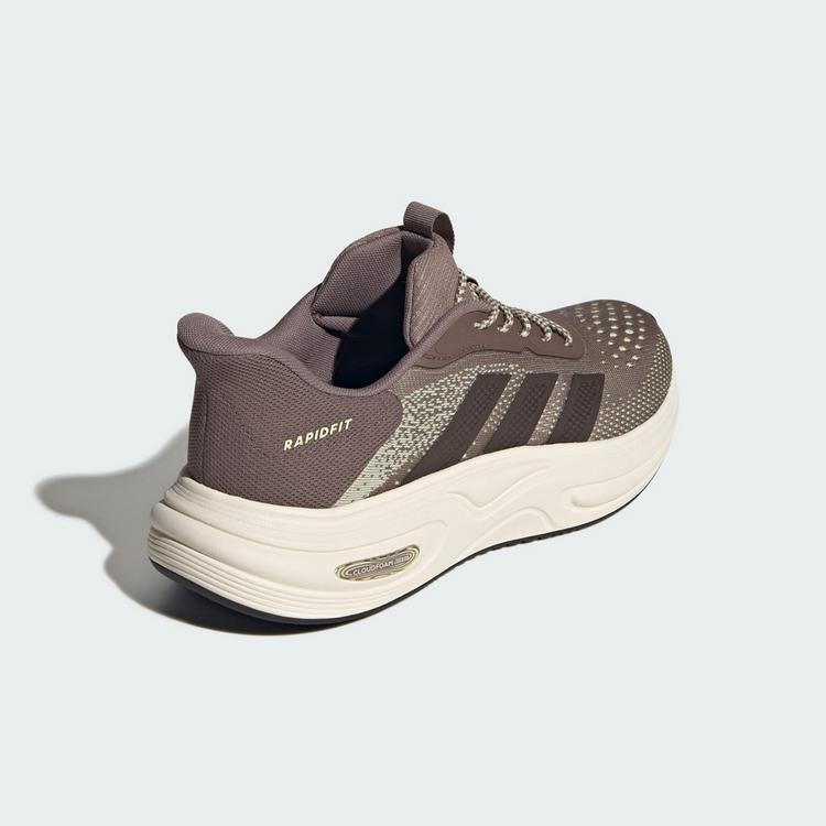 adidas adidas CLOUDFOAM CUXXION RAPIDFIT SCHUH Sneaker Damen - Trace Brown / Dark Brown / Dual Yellow - 4 | SportScheck