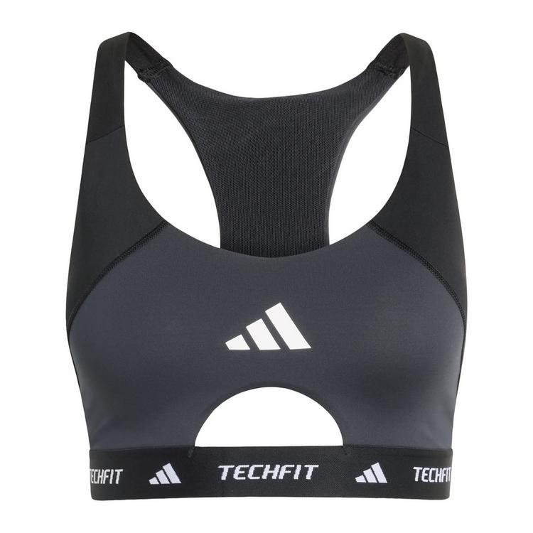 adidas adidas TECHFIT Workout Color Block BH, BH Damen - Black / Carbon - 0 | SportScheck