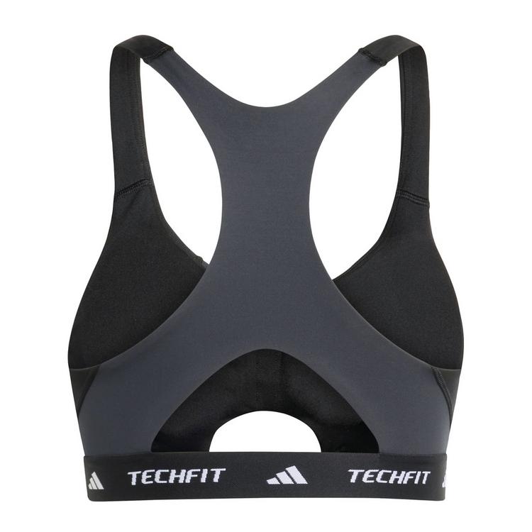 adidas adidas TECHFIT Workout Color Block BH, BH Damen - Black / Carbon - 0 | SportScheck
