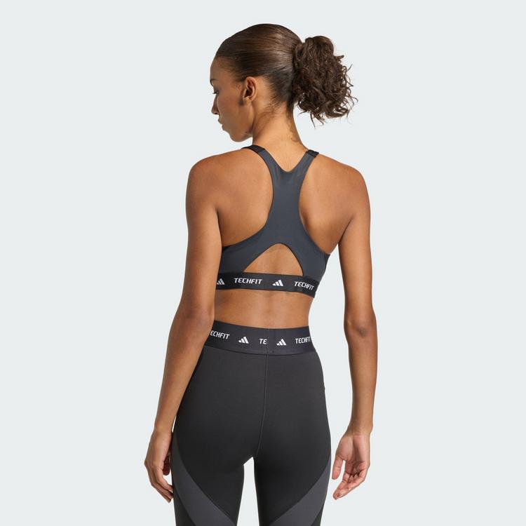 adidas adidas TECHFIT Workout Color Block BH, BH Damen - Black / Carbon - 1 | SportScheck