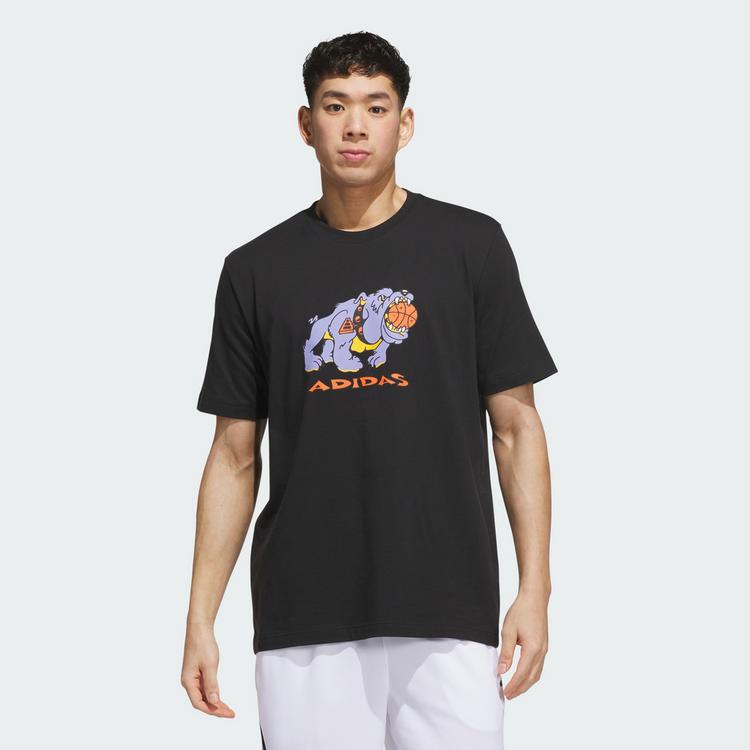 adidas adidas That Dawg in Em Grafik T-Shirt Basketball Shirt Herren - Black - 0 | SportScheck