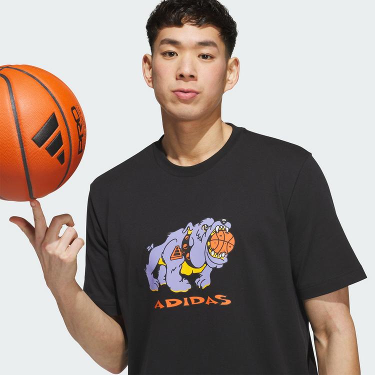 adidas adidas That Dawg in Em Grafik T-Shirt Basketball Shirt Herren - Black - 0 | SportScheck