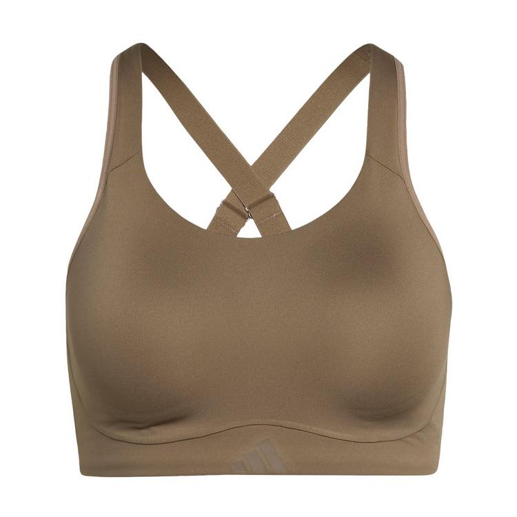 adidas adidas Optime Workout BH, hohe Belastung BH Damen - Khaki Six - 0 | SportScheck