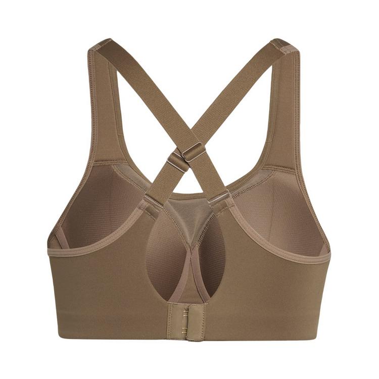 adidas adidas Optime Workout BH, hohe Belastung BH Damen - Khaki Six - 0 | SportScheck
