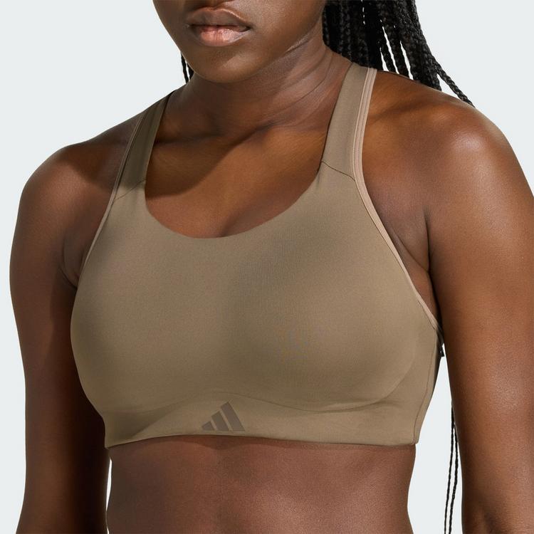 adidas adidas Optime Workout BH, hohe Belastung BH Damen - Khaki Six - 1 | SportScheck