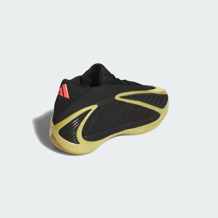 adidas adidas ANTHONY EDWARDS 2 Schuh Basketballschuhe - Core Black / Gold Metallic / Solar Turbo - 4 | SportScheck