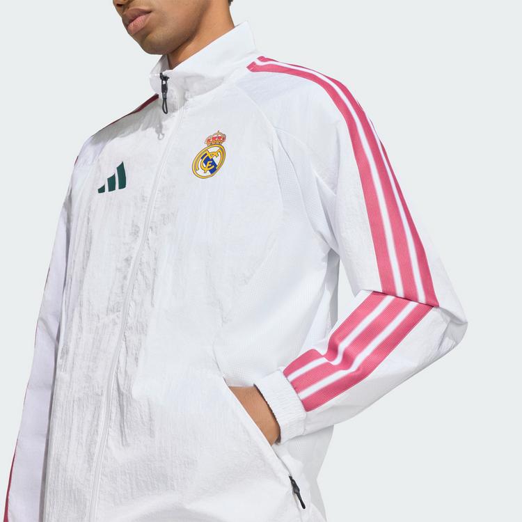 adidas adidas Real Madrid Anthem Heimjacke Funktionstop Herren - White - 0 | SportScheck