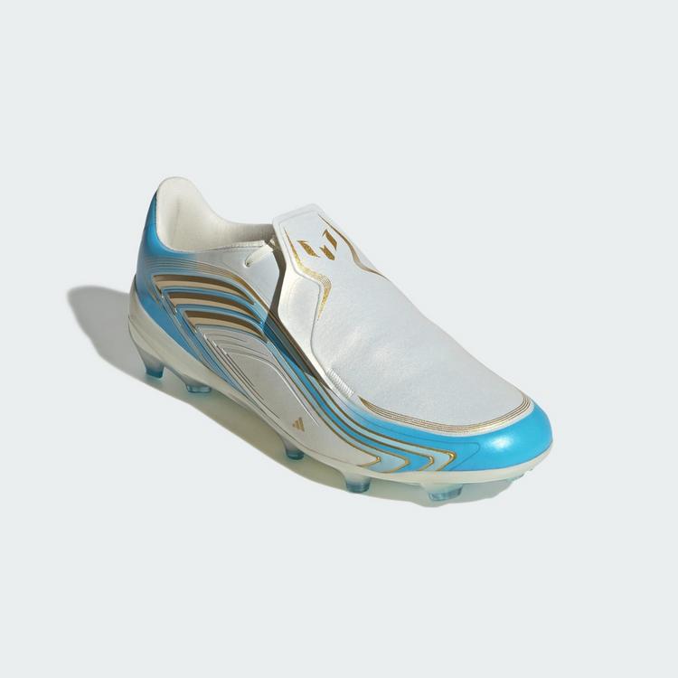 adidas adidas F50 MESSI ELITE Kids FG Fu&szlig;ballschuh Fu&szlig;ballschuhe Kinder - Ivory / Semi Blue Burst / Icey Blue - 2 | SportScheck