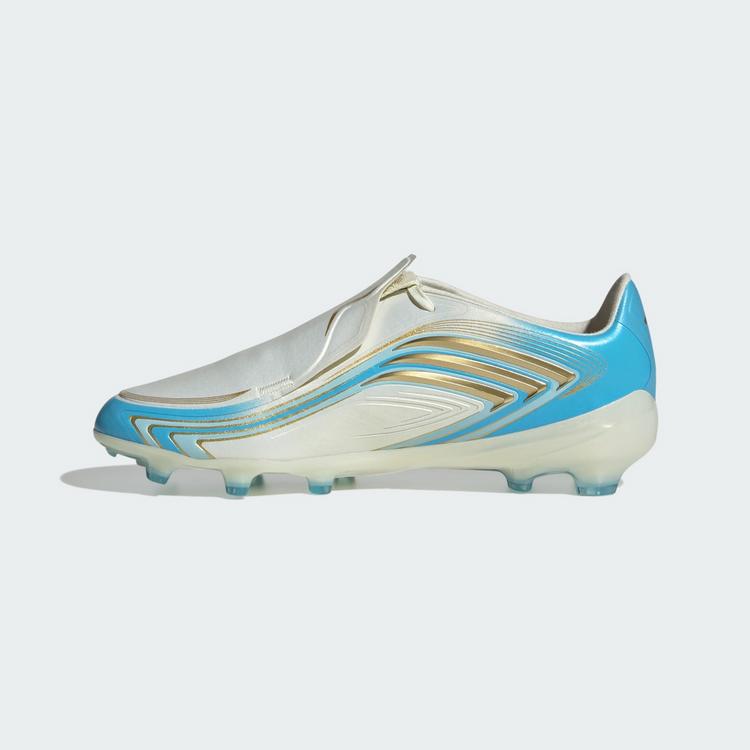 adidas adidas F50 MESSI ELITE Kids FG Fu&szlig;ballschuh Fu&szlig;ballschuhe Kinder - Ivory / Semi Blue Burst / Icey Blue - 4 | SportScheck