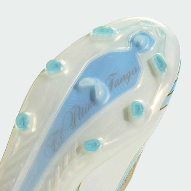 adidas adidas F50 MESSI ELITE Kids FG Fu&szlig;ballschuh Fu&szlig;ballschuhe Kinder - Ivory / Semi Blue Burst / Icey Blue - 6 | SportScheck