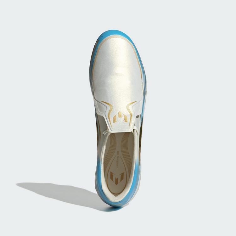adidas adidas F50 MESSI ELITE Fu&szlig;ballschuh, feste Fu&szlig;ballschuhe - Ivory / Semi Blue Burst / Icey Blue - 0 | SportScheck